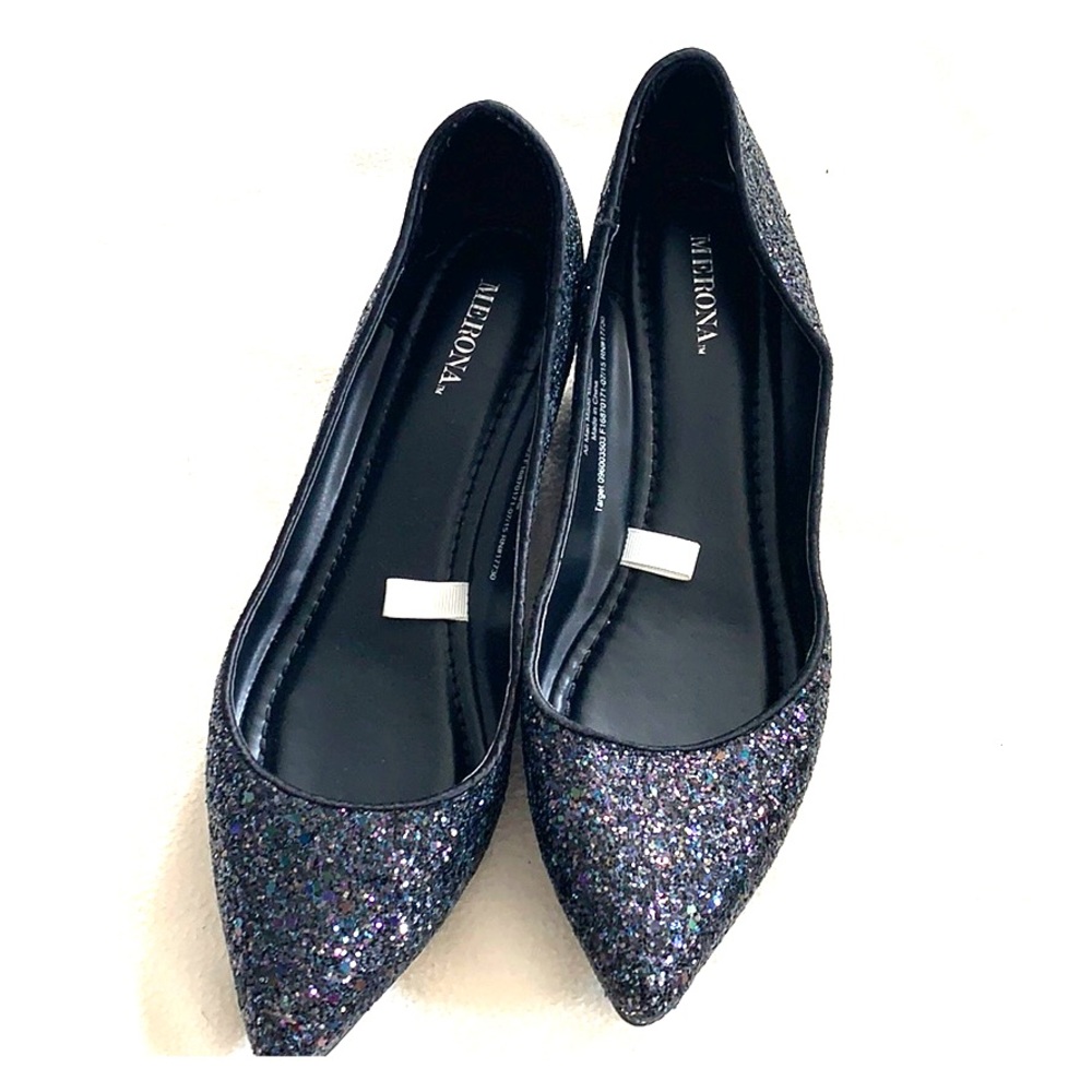 Glitter mini-wedges